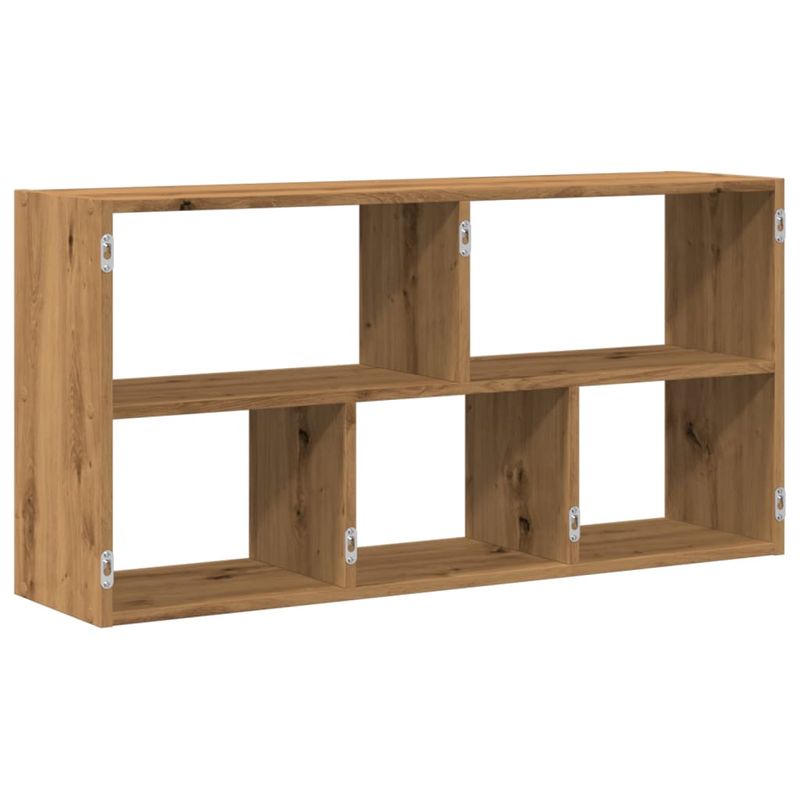 Casa si Gradina - Mobilier - Biblioteci si rafturi - Rafturi - Raft de perete, lemn artizanal, 100x25x50 cm, lemn prelucrat - Infinity.ro