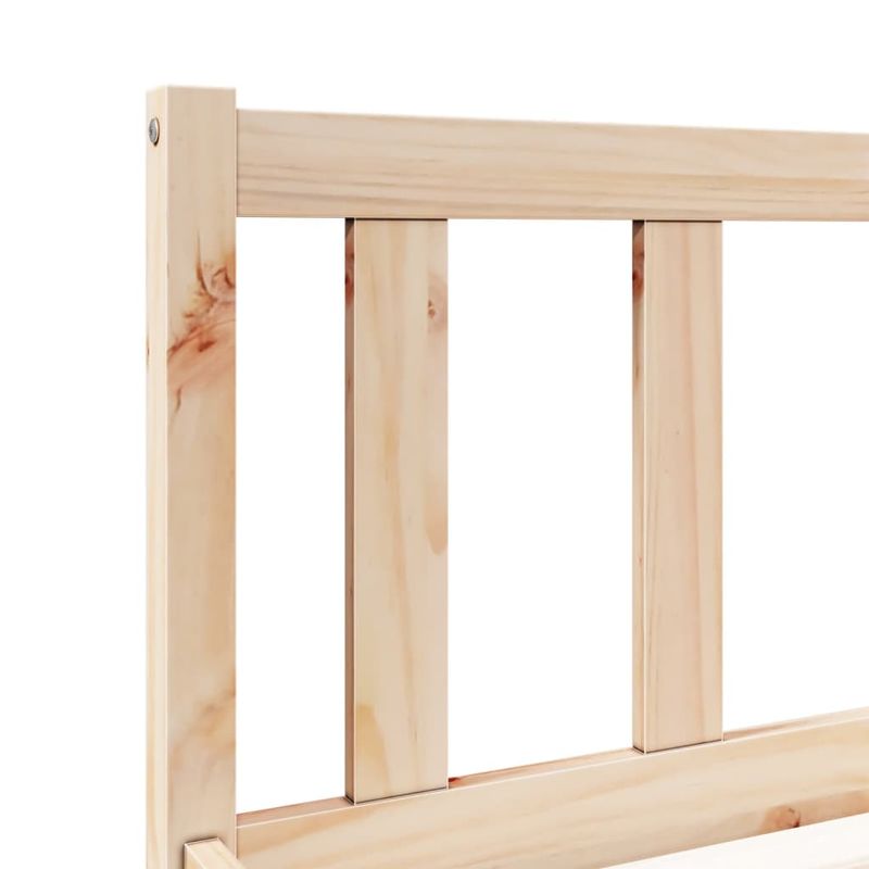 Casa si Gradina - Mobilier - Paturi si accesorii - Paturi - Cadru pat foarte lung fara saltea, 100x210 cm, lemn masiv pin - Infinity.ro