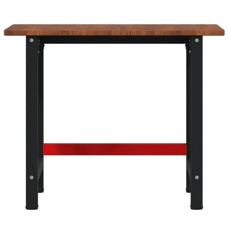 Casa si Gradina - Constructii - Scule de mana si unelte - Mese si bancuri de lucru - Banc lucru maro 100x60x81,5 cm lemn masiv stejar dreptunghi, maro închis - Infinity.ro