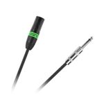 TV, Audio-Video si Foto - Accesorii TV si audio - Cabluri si adaptoare audio - Cablu XLR 3 pini tata - JACK 6.35 mm MONO tata 3m negru BST PRO - Infinity.ro