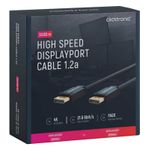 TV, Audio-Video si Foto - Accesorii TV si audio - Cabluri si adaptoare audio - Cablu Profesional DisplayPort - DisplayPort 10m v1.2a 4K 60Hz 21.6Gbit/s AWG26 OFC Clicktronic 70715 - Infinity.ro