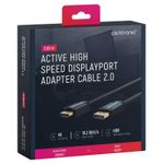 TV, Audio-Video si Foto - Accesorii TV si audio - Cabluri si adaptoare audio - Cablu Profesional Clicktronic DisplayPort la HDMI 5m aurit v2.0 4K 60Hz 10.2Gbit/s AWG26 44926 - Infinity.ro