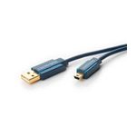PC, gaming si accesorii - Retelistica - Cabluri si accesorii - Cablu Profesional 1m mini USB 2.0 - USB Hi-Speed 480Mbit/s OFC cupru fara oxigen aurit Clicktronic - Infinity.ro