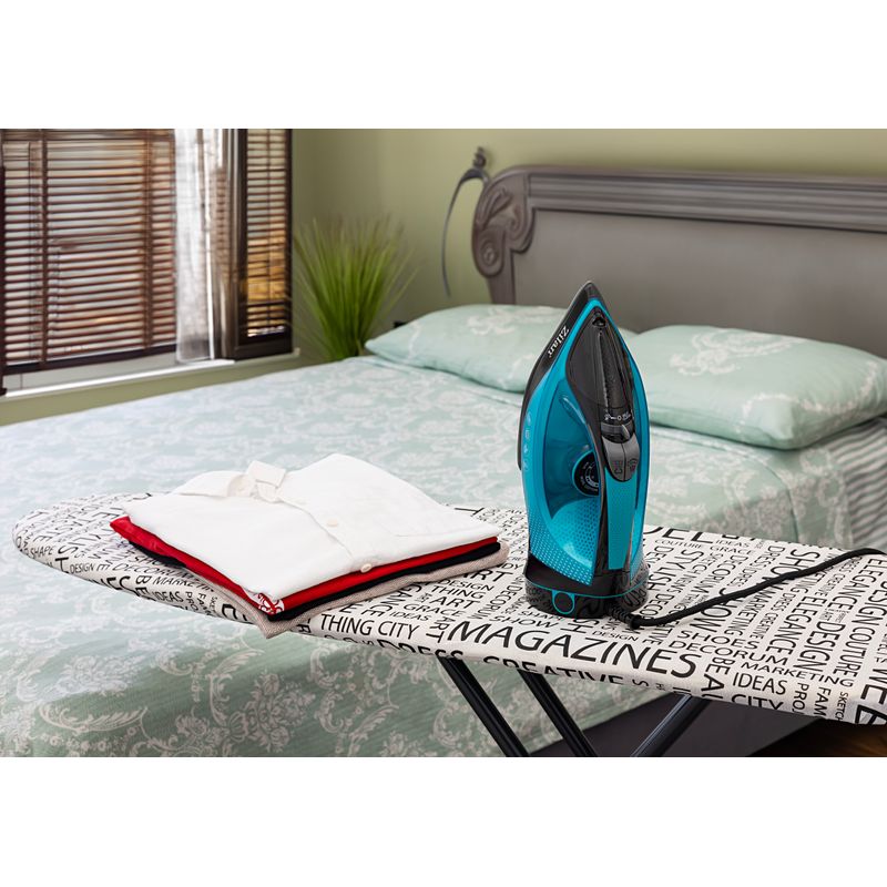 Electronice si Electrocasnice - Ingrijirea tesaturilor - Fiare de calcat - Fier de calcat Zilan ZLN0989, 2200W, Anti Calcar, Cablu rotativ 360, Termostat reglabil, Albastru - Infinity.ro