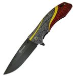 Sport si Outdoor - Camping - Cutite, bricege si accesorii - Cutite si bricege - Cutit tip briceag pliabil Foxter, 21 cm, otel inoxidabil, clema de agatare - Infinity.ro