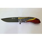 Sport si Outdoor - Camping - Cutite, bricege si accesorii - Cutite si bricege - Cutit tip briceag pliabil Foxter, 21 cm, otel inoxidabil, clema de agatare - Infinity.ro