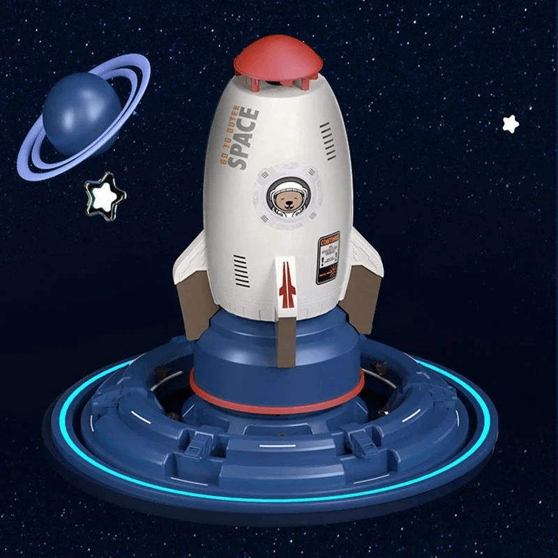 Jucarii, Copii si Bebe - Jucarii si jocuri - Jucarii & jocuri educative - Jucarii interactive - Stropitor de gradina cu racheta, jucarie de gradina, dimensiuni 10,4x28,4cm, culoare Alb ABYZ™ - Infinity.ro