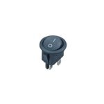 Casa si Gradina - Electrice - Distributie electrica si comanda - Intrerupatoare - Intrerupator 6A-250V ON-OFF cu retinere 4PINI 20.5mm negru GBC 24.2340.70 - Infinity.ro