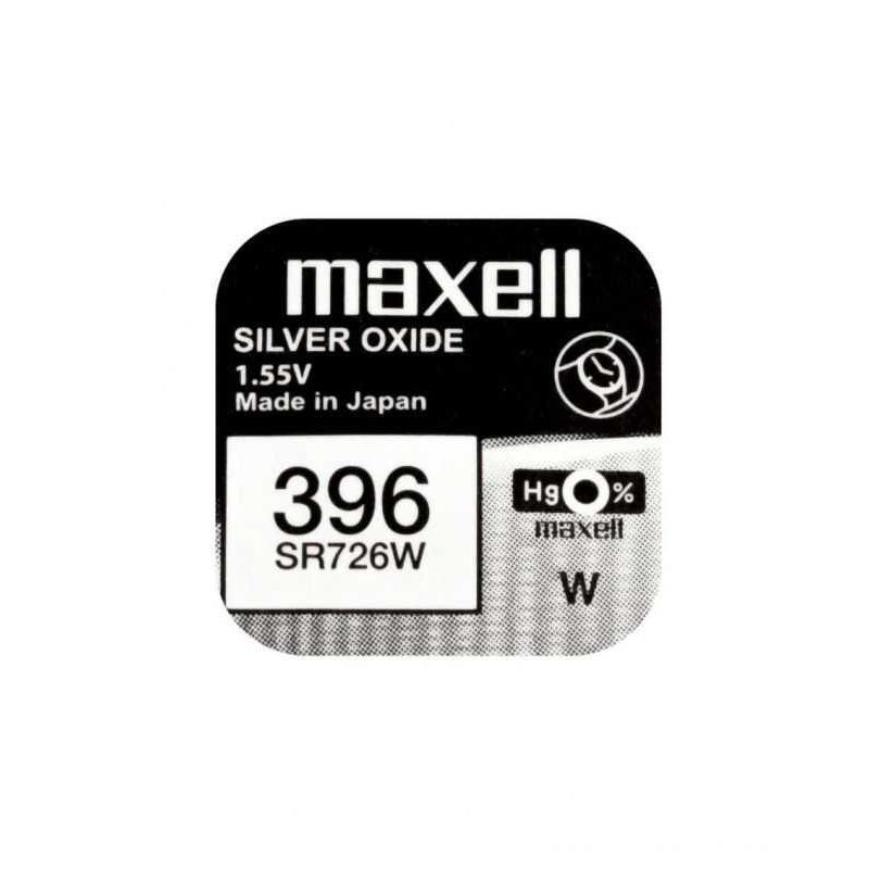 TV, Audio-Video si Foto/Aparate foto si accesorii/Accesorii foto si video/Baterii, acumulatori si incarcatoare - Baterie ceas Maxell SR726W V396 SR59 1.55V oxid de argint 1buc - Infinity.ro