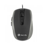 PC, gaming si accesorii - Periferice PC - Mouse - Mouse optic USB 800/1600dpi argintiu NGS - Infinity.ro