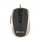 PC, gaming si accesorii - Periferice PC - Mouse - Mouse optic USB 800/1600dpi auriu NGS - Infinity.ro