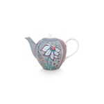 Casa si Gradina - Bucatarie si vesela - Vase pentru gatit - Ceainice si infuzoare - Ceainic din portelan, Pip Studio, Light Blue, 1.6l, colectia Flower Festival - Infinity.ro