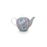 Casa si Gradina - Bucatarie si vesela - Vase pentru gatit - Ceainice si infuzoare - Ceainic din portelan, Pip Studio, Light Blue, 1.6l, colectia Flower Festival - Infinity.ro