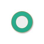 Casa si Gradina - Bucatarie si vesela - Cani si pahare - Cani si cesti - Cana espresso cu farfurioara, Pip Studio, 220 ml, colectia Pip Chique, Gold-Green - Infinity.ro