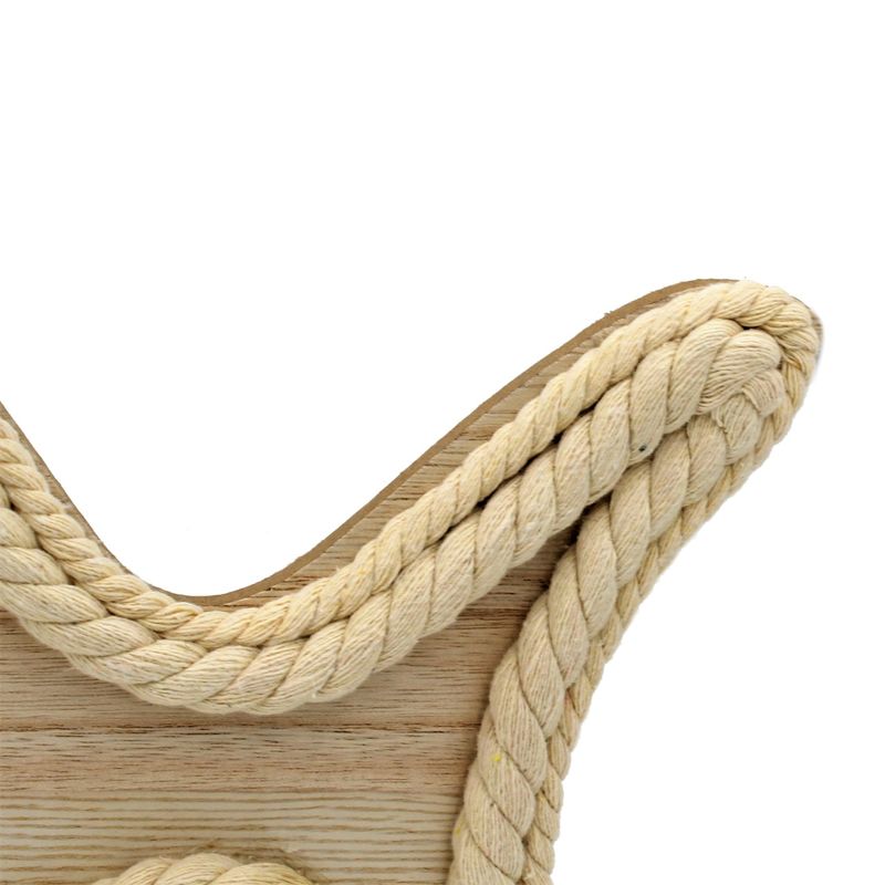 Casa si Gradina - Decoratiuni - Oglinzi - Oglinda in forma de peste cu rama din funie impletita, 40x25 cm, Gift Design - Infinity.ro