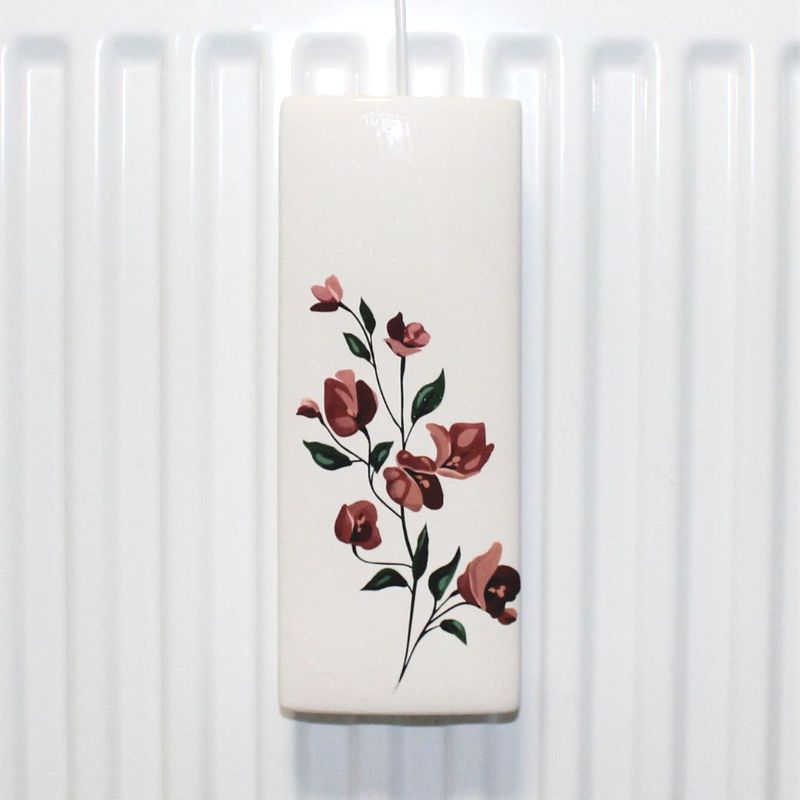 Electronice si Electrocasnice - Climatizare si sisteme de incalzire - Aparate filtrare aer - Umidificatoare - Umidificator calorifer floare acuarela 20x8x3 cm - Infinity.ro