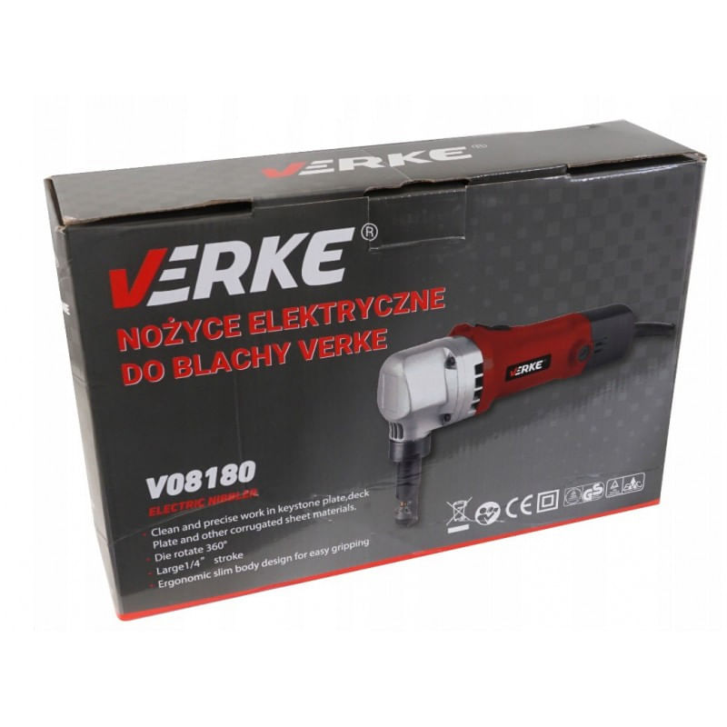 Casa si Gradina - Constructii - Scule electrice si accesorii - Fierastraie electrice - Foarfeca electrica pentru taiat tabla 1500W VERKE V08180 - Infinity.ro