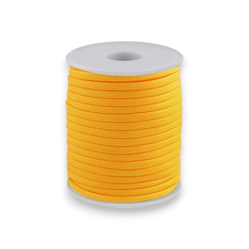 Casa si Gradina - Decoratiuni - DIY - Articole mercerie - Cordelina paracord Crisalida, diametru 4 mm, 23 m, Galben - Infinity.ro
