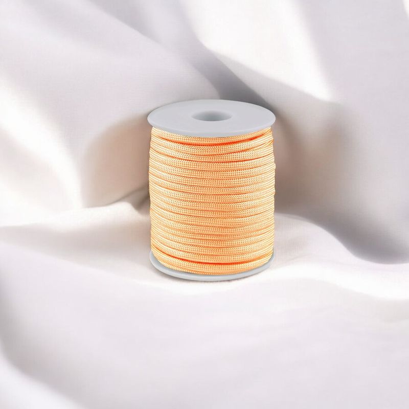 Casa si Gradina - Decoratiuni - DIY - Articole mercerie - Cordelina paracord Crisalida, diametru 4 mm, 23 m, Piersica - Infinity.ro