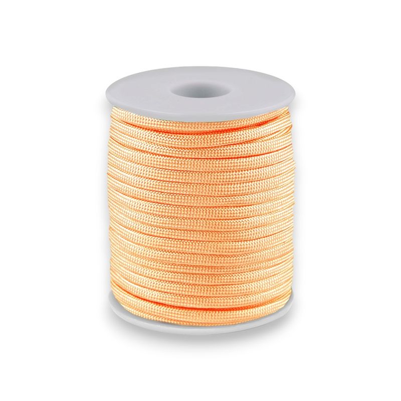 Casa si Gradina - Decoratiuni - DIY - Articole mercerie - Cordelina paracord Crisalida, diametru 4 mm, 23 m, Piersica - Infinity.ro