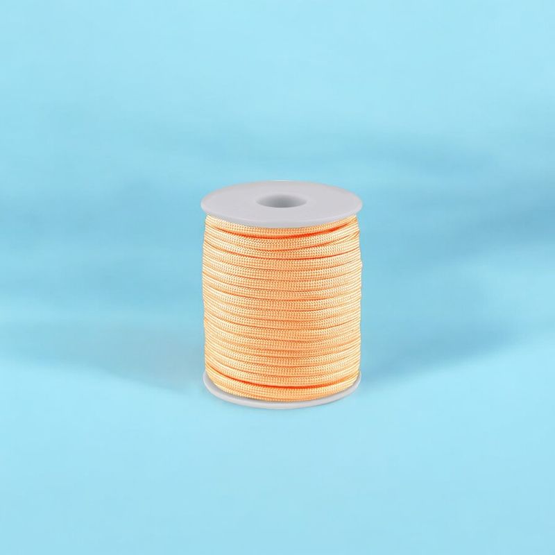 Casa si Gradina - Decoratiuni - DIY - Articole mercerie - Cordelina paracord Crisalida, diametru 4 mm, 23 m, Piersica - Infinity.ro