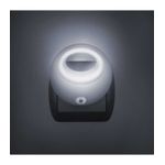 Casa si Gradina - Corpuri si surse de iluminat - Veioze si lampi - Lampi de veghe - Lampa de veghe cu LED si senzor de lumina alba 1 LED /1W diametru 8 cm PHENOM 20275WH - Infinity.ro