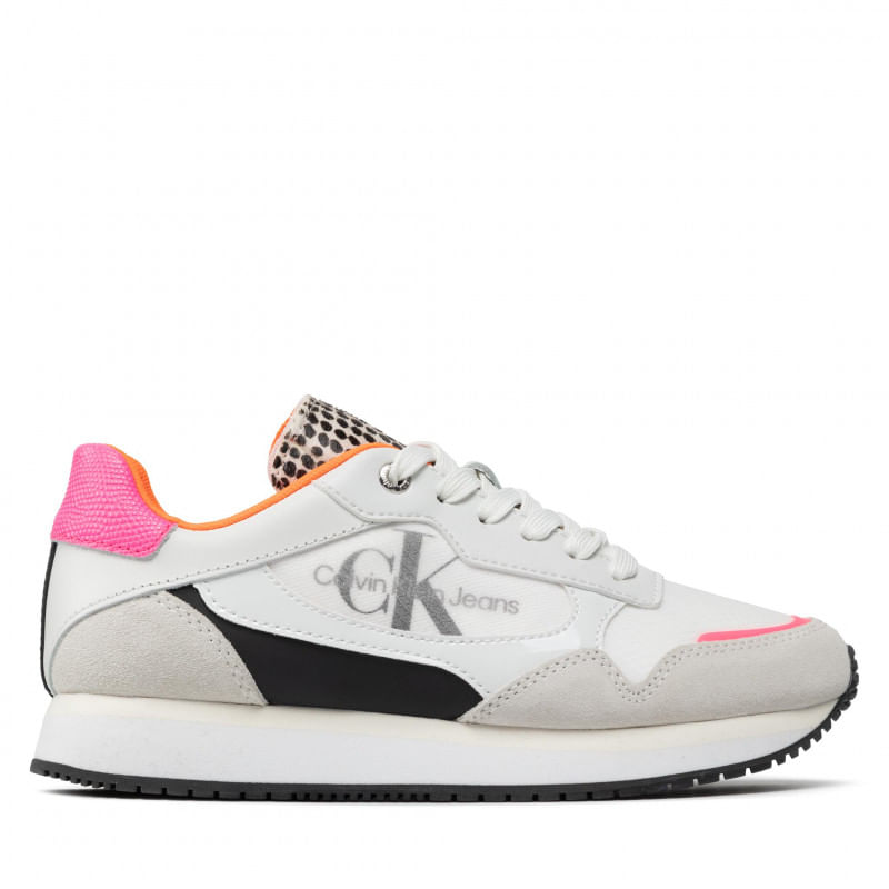 Sneakers Calvin Klein Retro Runner YW0YW00634 37 EU Alb