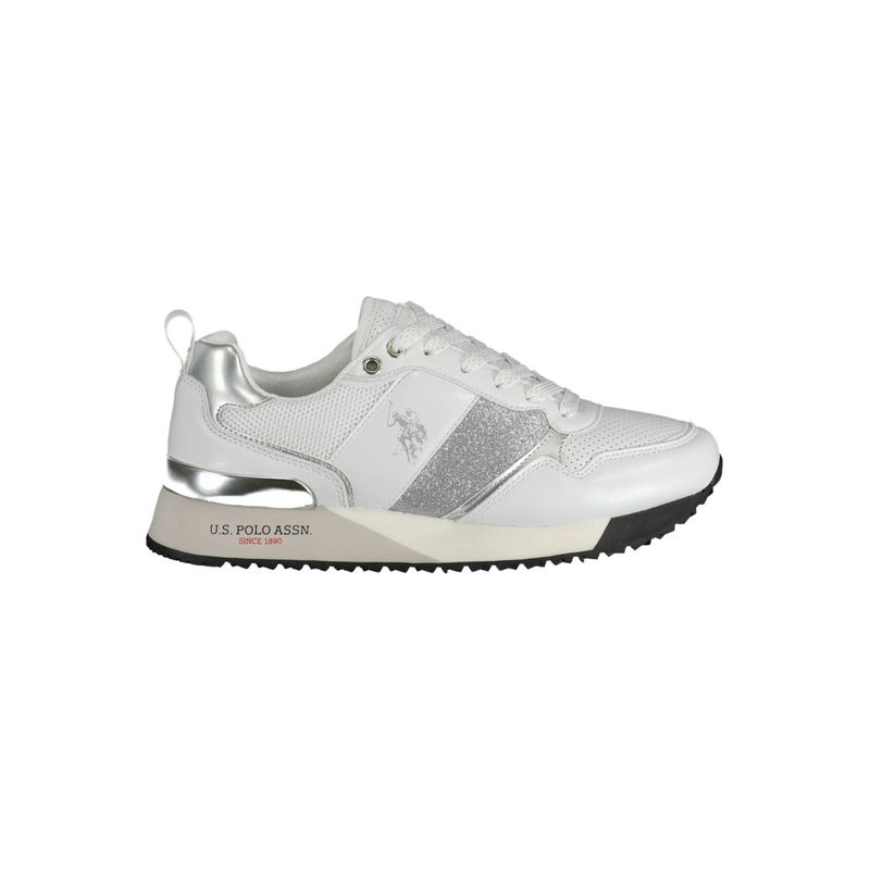 Fashion, accesorii si bijuterii/Femei/Incaltaminte femei/Sneakers si tenisi femei - Sneakers U.S. POLO ASSN. Frida FRIDA4113S1/YM1 Off Sand, Alb, Marime 39 EU - Infinity.ro