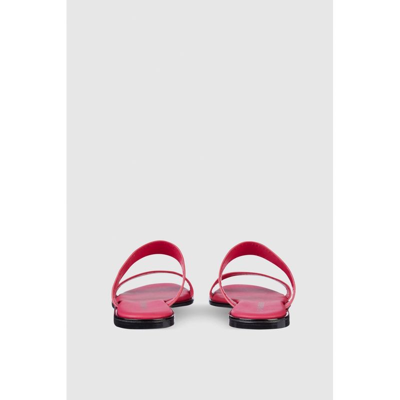 Fashion, accesorii si bijuterii - Femei - Incaltaminte femei - Slapi si papuci femei - Slapi dama Calvin Klein Jeans flat YW0YW00026 37 EU Fucsia - Infinity.ro