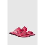 Fashion, accesorii si bijuterii - Femei - Incaltaminte femei - Slapi si papuci femei - Slapi dama Calvin Klein Jeans flat YW0YW00026 37 EU Fucsia - Infinity.ro