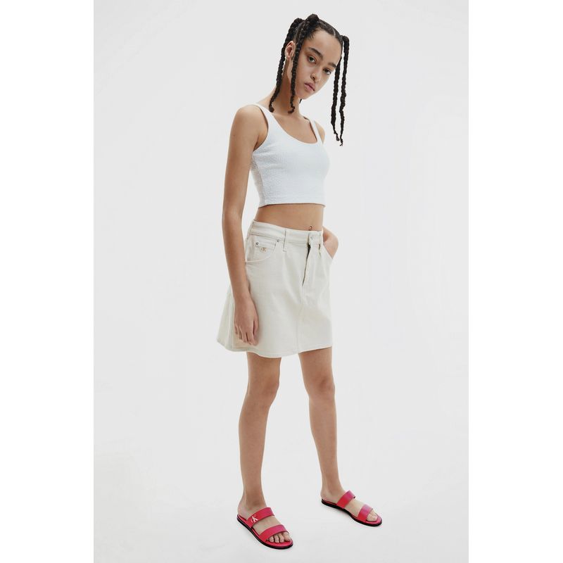 Fashion, accesorii si bijuterii - Femei - Incaltaminte femei - Slapi si papuci femei - Slapi dama Calvin Klein Jeans flat YW0YW00026 37 EU Fucsia - Infinity.ro