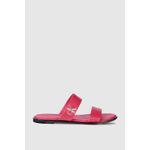 Fashion, accesorii si bijuterii - Femei - Incaltaminte femei - Slapi si papuci femei - Slapi dama Calvin Klein Jeans flat YW0YW00026 37 EU Fucsia - Infinity.ro
