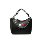Fashion, accesorii si bijuterii - Femei - Accesorii femei - Genti si rucsacuri femei - Geanta dama Tommy Jeans Heritage Shoulder AW0AW14570 21.5 x 15.5 x 10.5 cm Negru - Infinity.ro