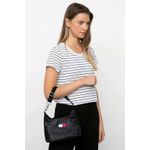 Fashion, accesorii si bijuterii - Femei - Accesorii femei - Genti si rucsacuri femei - Geanta dama Tommy Jeans Heritage Shoulder AW0AW12557 Negru 23 x 19 x 10 cm - Infinity.ro