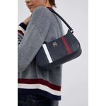 Fashion, accesorii si bijuterii - Femei - Accesorii femei - Genti si rucsacuri femei - Geanta dama Tommy Hilfiger  Emblem Shoulder Corp AW0AW15114 Bleumarin 24 x 15 x 7 cm - Infinity.ro