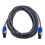 TV, Audio-Video si Foto - Accesorii TV si audio - Cabluri si adaptoare audio - Cablu Audio boxe, cu mufe speakon Neutrik, 2 x 2,5mm grosime, 30 metri lungime - Infinity.ro