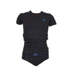 Fashion, accesorii si bijuterii - Barbati - Lenjerie si pijamale barbati - Lenjerie intima barbati - Set tricou si chiloti Enrico Coveri ,Albastru, Marime M - Infinity.ro