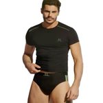 Fashion, accesorii si bijuterii - Barbati - Lenjerie si pijamale barbati - Lenjerie intima barbati - Set tricou si chiloti Enrico Coveri ,Negru, Marime M - Infinity.ro