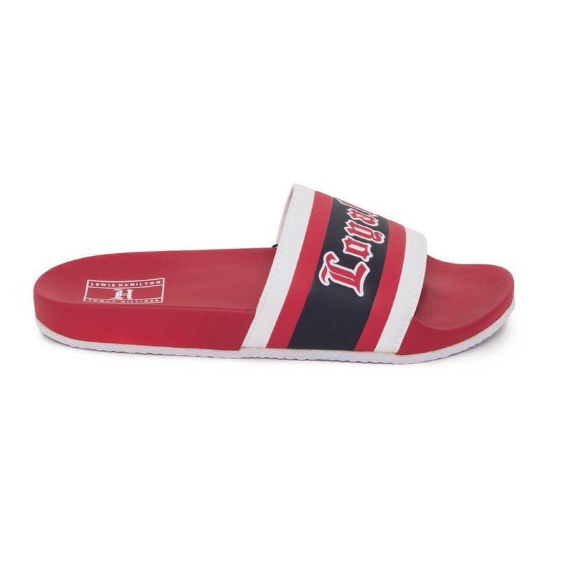 Fashion, accesorii si bijuterii - Barbati - Incaltaminte barbati - Slapi si papuci barbati - Slapi Tommy Hilfiger FM0FM01972 45 EU Rosu/Albastru - Infinity.ro