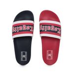 Fashion, accesorii si bijuterii - Barbati - Incaltaminte barbati - Slapi si papuci barbati - Slapi Tommy Hilfiger FM0FM01972 45 EU Rosu/Albastru - Infinity.ro