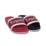 Fashion, accesorii si bijuterii - Barbati - Incaltaminte barbati - Slapi si papuci barbati - Slapi Tommy Hilfiger FM0FM01972 45 EU Rosu/Albastru - Infinity.ro