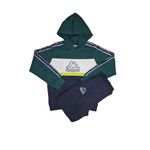 Fashion, accesorii si bijuterii - Copii - Imbracaminte copii - Treninguri si compleuri copii - Trening baieti Kappa 8031T0041 162 CM Verde 14 ani - Infinity.ro