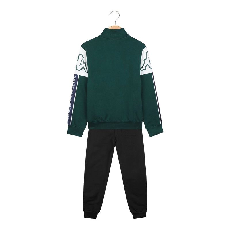 Fashion, accesorii si bijuterii - Copii - Imbracaminte copii - Treninguri si compleuri copii - Trening baieti Kappa 8031T0056 166 CM 16 ani Verde - Infinity.ro