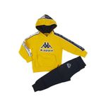 Fashion, accesorii si bijuterii - Copii - Imbracaminte copii - Treninguri si compleuri copii - Trening baieti Kappa 8051T0040 124 CM 7 ani Galben - Infinity.ro