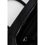 Fashion, accesorii si bijuterii - Femei - Accesorii femei - Genti si rucsacuri femei - Geanta dama Tommy Hilfiger Emblem Satchel AW0AW15224 Negru 36 x 22 x 19 cm - Infinity.ro