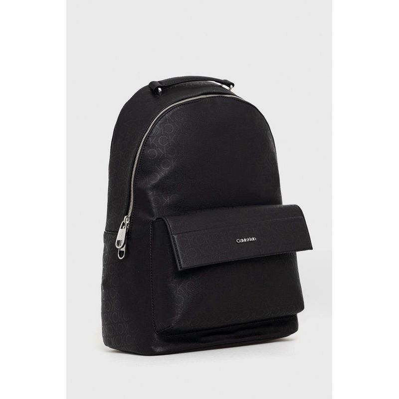 Fashion, accesorii si bijuterii - Barbati - Accesorii barbati - Genti si rucsacuri barbati - Rucsac Calvin Klein Minimalism Mono Flap Pckt Bp K50K509277 Negru 43 x 30 x 17 cm - Infinity.ro