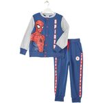 Fashion, accesorii si bijuterii - Copii - Imbracaminte copii - Treninguri si compleuri copii - Trening baieti Spiderman, model 52121328 92 CM 24 luni Albastru/Gri - Infinity.ro