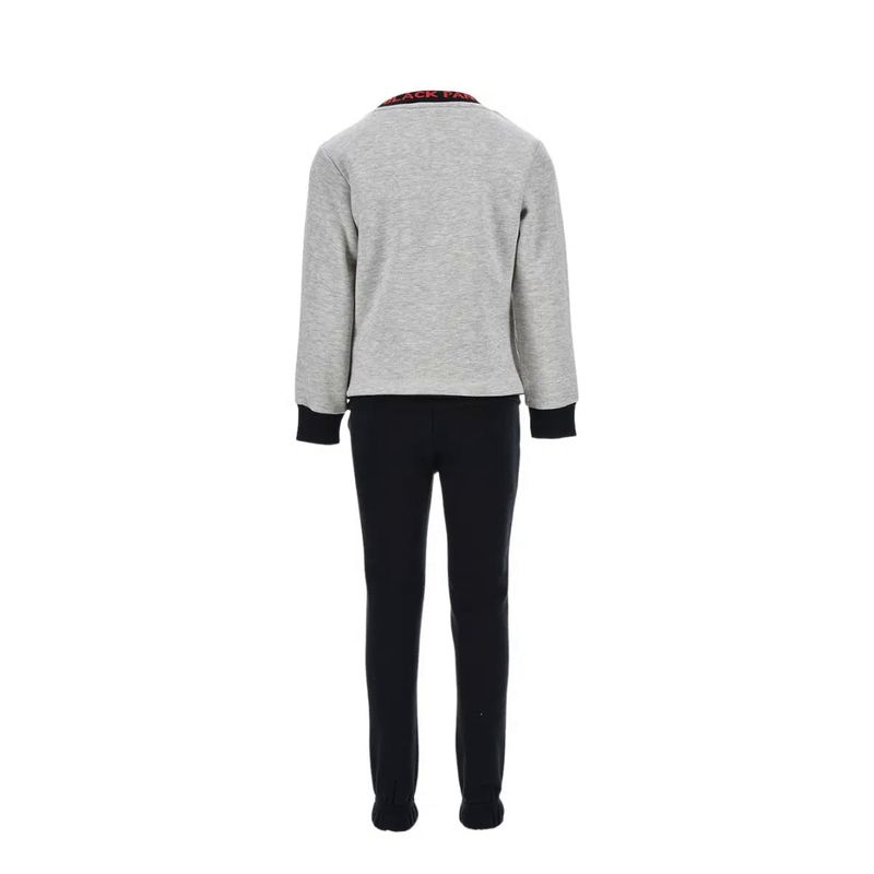Fashion, accesorii si bijuterii - Copii - Imbracaminte copii - Treninguri si compleuri copii - Trening baieti Wakanda Forever 140 CM Gri 10 ani - Infinity.ro