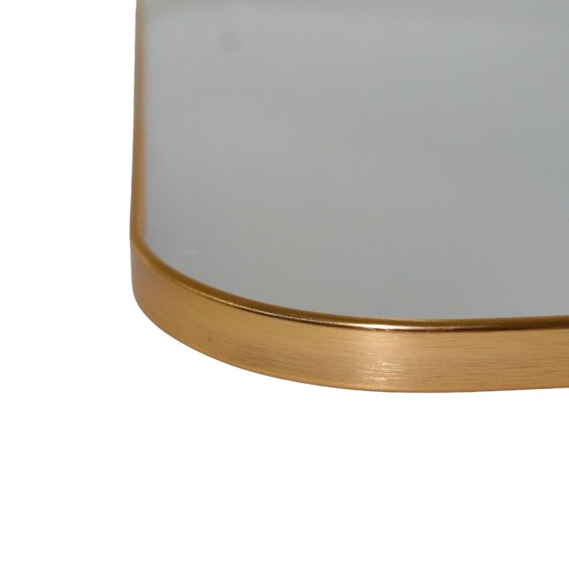 Casa si Gradina - Decoratiuni - Oglinzi - Oglinda cadru metalic dreptunghiular auriu 55x45 cm - Infinity.ro