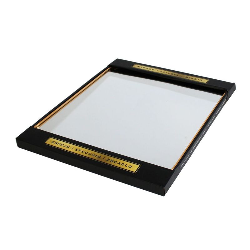 Casa si Gradina - Decoratiuni - Oglinzi - Oglinda cadru metalic dreptunghiular auriu 55x45 cm - Infinity.ro